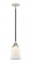  288-1S-BPN-G181 - Canton - 1 Light - 6 inch - Black Polished Nickel - Cord hung - Mini Pendant