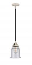  288-1S-BPN-G184 - Canton - 1 Light - 6 inch - Black Polished Nickel - Cord hung - Mini Pendant