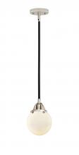  288-1S-BPN-G201-6 - Beacon - 1 Light - 6 inch - Black Polished Nickel - Cord hung - Mini Pendant