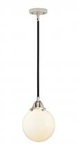  288-1S-BPN-G201-8 - Beacon - 1 Light - 8 inch - Black Polished Nickel - Cord hung - Mini Pendant