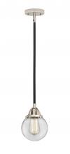  288-1S-BPN-G202-6 - Beacon - 1 Light - 6 inch - Black Polished Nickel - Cord hung - Mini Pendant