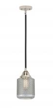  288-1S-BPN-G262 - Stanton - 1 Light - 6 inch - Black Polished Nickel - Cord hung - Mini Pendant