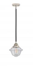  288-1S-BPN-G534 - Oxford - 1 Light - 8 inch - Black Polished Nickel - Cord hung - Mini Pendant