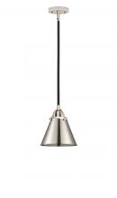  288-1S-BPN-M13-PN - Appalachian - 1 Light - 8 inch - Black Polished Nickel - Cord hung - Mini Pendant