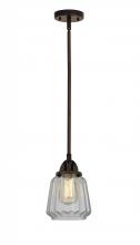  288-1S-OB-G142 - Chatham - 1 Light - 7 inch - Oil Rubbed Bronze - Cord hung - Mini Pendant