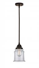  288-1S-OB-G182 - Canton - 1 Light - 6 inch - Oil Rubbed Bronze - Cord hung - Mini Pendant