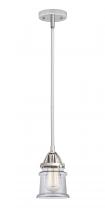  288-1S-PC-G182S - Canton - 1 Light - 5 inch - Polished Chrome - Cord hung - Mini Pendant