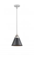  288-1S-PC-M13-BK - Appalachian - 1 Light - 8 inch - Polished Chrome - Cord hung - Mini Pendant