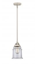  288-1S-PN-G182 - Canton - 1 Light - 6 inch - Polished Nickel - Cord hung - Mini Pendant