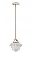  288-1S-PN-G534 - Oxford - 1 Light - 8 inch - Polished Nickel - Cord hung - Mini Pendant