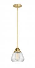  288-1S-SG-G172 - Fulton - 1 Light - 7 inch - Satin Gold - Cord hung - Mini Pendant