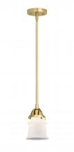  288-1S-SG-G181S - Canton - 1 Light - 5 inch - Satin Gold - Cord hung - Mini Pendant