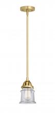  288-1S-SG-G182S - Canton - 1 Light - 5 inch - Satin Gold - Cord hung - Mini Pendant