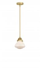  288-1S-SG-G321 - Olean - 1 Light - 7 inch - Satin Gold - Cord hung - Mini Pendant