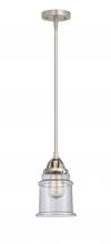  288-1S-SN-G184 - Canton - 1 Light - 6 inch - Brushed Satin Nickel - Cord hung - Mini Pendant