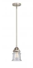  288-1S-SN-G184S - Canton - 1 Light - 5 inch - Brushed Satin Nickel - Cord hung - Mini Pendant