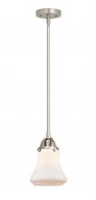  288-1S-SN-G191 - Bellmont - 1 Light - 6 inch - Brushed Satin Nickel - Cord hung - Mini Pendant