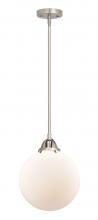  288-1S-SN-G201-10 - Beacon - 1 Light - 10 inch - Brushed Satin Nickel - Cord hung - Mini Pendant