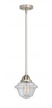  288-1S-SN-G534 - Oxford - 1 Light - 8 inch - Brushed Satin Nickel - Cord hung - Mini Pendant