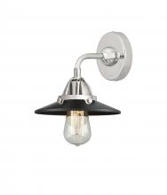 Innovations Lighting 288-1W-PC-M6-BK-LED - Railroad - 1 Light - 8 inch - Polished Chrome - Sconce
