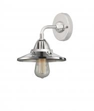  288-1W-PC-M7-PC-LED - Railroad - 1 Light - 8 inch - Polished Chrome - Sconce