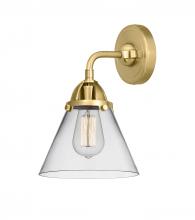  288-1W-SG-G42 - Cone - 1 Light - 8 inch - Satin Gold - Sconce