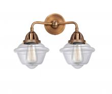  288-2W-AC-G532 - Oxford - 2 Light - 16 inch - Antique Copper - Bath Vanity Light