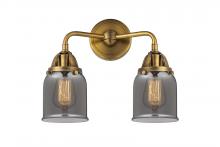  288-2W-BB-G53-LED - Bell - 2 Light - 13 inch - Brushed Brass - Bath Vanity Light