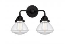  288-2W-BK-G322 - Olean - 2 Light - 15 inch - Matte Black - Bath Vanity Light