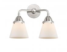  288-2W-PC-G61 - Cone - 2 Light - 14 inch - Polished Chrome - Bath Vanity Light