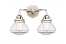  288-2W-PN-G322 - Olean - 2 Light - 15 inch - Polished Nickel - Bath Vanity Light