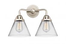  288-2W-PN-G42 - Cone - 2 Light - 16 inch - Polished Nickel - Bath Vanity Light