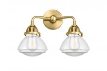  288-2W-SG-G322 - Olean - 2 Light - 15 inch - Satin Gold - Bath Vanity Light