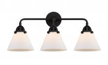  288-3W-BK-G41 - Cone - 3 Light - 26 inch - Matte Black - Bath Vanity Light