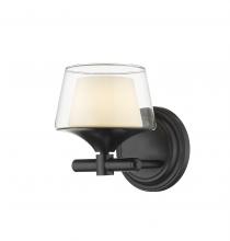  311-1W-BK-CLW-LED - Laguna - 1 Light - 6 inch - Black - Bath Vanity Light