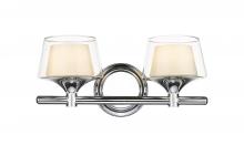  311-2W-PC-CLW-LED - Laguna - 2 Light - 15 inch - Polished Chrome - Bath Vanity Light