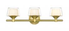  311-3W-SG-CLW-LED - Laguna - 3 Light - 24 inch - Satin Gold - Bath Vanity Light