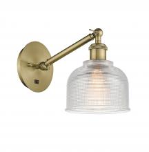  317-1W-AB-G412 - Dayton - 1 Light - 6 inch - Antique Brass - Sconce