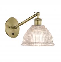  317-1W-AB-G422 - Arietta - 1 Light - 8 inch - Antique Brass - Sconce