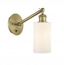  317-1W-AB-G801 - Clymer - 1 Light - 4 inch - Antique Brass - Sconce