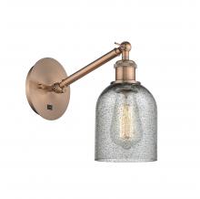  317-1W-AC-G257 - Caledonia - 1 Light - 5 inch - Antique Copper - Sconce