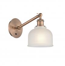  317-1W-AC-G411 - Dayton - 1 Light - 6 inch - Antique Copper - Sconce