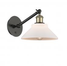  317-1W-BAB-G131 - Orwell - 1 Light - 8 inch - Black Antique Brass - Sconce