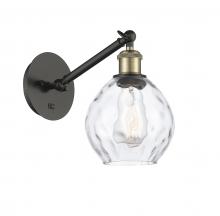  317-1W-BAB-G362-LED - Waverly - 1 Light - 6 inch - Black Antique Brass - Sconce