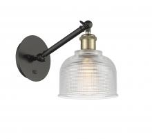  317-1W-BAB-G412 - Dayton - 1 Light - 6 inch - Black Antique Brass - Sconce