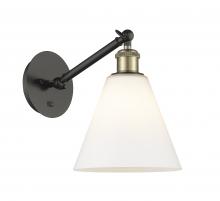  317-1W-BAB-GBC-81-LED - Berkshire - 1 Light - 8 inch - Black Antique Brass - Sconce