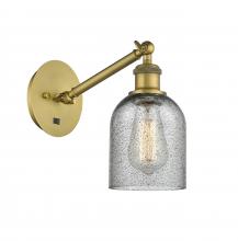  317-1W-BB-G257 - Caledonia - 1 Light - 5 inch - Brushed Brass - Sconce