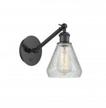  317-1W-BK-G275 - Conesus - 1 Light - 6 inch - Matte Black - Sconce