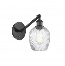  317-1W-BK-G292 - Salina - 1 Light - 6 inch - Matte Black - Sconce