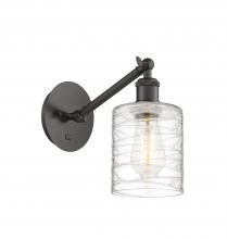  317-1W-OB-G1113 - Cobbleskill - 1 Light - 5 inch - Oil Rubbed Bronze - Sconce